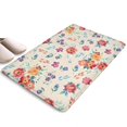 thumbnail image 1 of Pioneer Flower Floral Print Flannel Non Slip Door Rugs,Washable Door Mats Indoor,Decorative Door Mats,Dirt-Resistant and Absorbent Doormat for Entrance,Bedroom,Kitchen,Bathroom,31.5"x17", 1 of 4