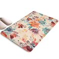 thumbnail image 1 of Pioneer Flower Floral Print Flannel Non Slip Door Rugs,Washable Door Mats Indoor,Decorative Door Mats,Dirt-Resistant and Absorbent Doormat for Entrance,Bedroom,Kitchen,Bathroom,31.5"x17", 1 of 4