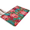thumbnail image 1 of Pioneer Flower Floral Print Flannel Non Slip Door Rugs,Washable Door Mats Indoor,Decorative Door Mats,Dirt-Resistant and Absorbent Doormat for Entrance,Bedroom,Kitchen,Bathroom,23.5"x16", 1 of 5