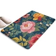 thumbnail image 1 of Pioneer Flower Floral Print Flannel Non Slip Door Rugs,Washable Door Mats Indoor,Decorative Door Mats,Dirt-Resistant and Absorbent Doormat for Entrance,Bedroom,Kitchen,Bathroom,31.5"x17", 1 of 4