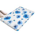 thumbnail image 1 of Pioneer Flower Floral Print Flannel Non Slip Door Rugs,Washable Door Mats Indoor,Decorative Door Mats,Dirt-Resistant and Absorbent Doormat for Entrance,Bedroom,Kitchen,Bathroom,23.5"x16", 1 of 5