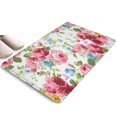 thumbnail image 1 of Pioneer Flower Floral Print Flannel Non Slip Door Rugs,Washable Door Mats Indoor,Decorative Door Mats,Dirt-Resistant and Absorbent Doormat for Entrance,Bedroom,Kitchen,Bathroom,31.5"x17", 1 of 4