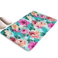 thumbnail image 1 of Pioneer Flower Floral Print Flannel Non Slip Door Rugs,Washable Door Mats Indoor,Decorative Door Mats,Dirt-Resistant and Absorbent Doormat for Entrance,Bedroom,Kitchen,Bathroom,31.5"x17", 1 of 4