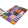 thumbnail image 1 of Pioneer Flower Floral Print Flannel Non Slip Door Rugs,Washable Door Mats Indoor,Decorative Door Mats,Dirt-Resistant and Absorbent Doormat for Entrance,Bedroom,Kitchen,Bathroom,31.5"x17", 1 of 4