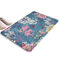 thumbnail image 1 of Pioneer Flower Floral Print Flannel Non Slip Door Rugs,Washable Door Mats Indoor,Decorative Door Mats,Dirt-Resistant and Absorbent Doormat for Entrance,Bedroom,Kitchen,Bathroom,23.5"x16", 1 of 5