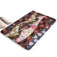 thumbnail image 1 of Pioneer Flower Floral Print Flannel Non Slip Door Rugs,Washable Door Mats Indoor,Decorative Door Mats,Dirt-Resistant and Absorbent Doormat for Entrance,Bedroom,Kitchen,Bathroom,23.5"x16", 1 of 5