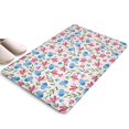 thumbnail image 1 of Pioneer Flower Floral Print Flannel Non Slip Door Rugs,Washable Door Mats Indoor,Decorative Door Mats,Dirt-Resistant and Absorbent Doormat for Entrance,Bedroom,Kitchen,Bathroom,23.5"x16", 1 of 5