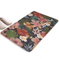 thumbnail image 1 of Pioneer Flower Floral Print Flannel Non Slip Door Rugs,Washable Door Mats Indoor,Decorative Door Mats,Dirt-Resistant and Absorbent Doormat for Entrance,Bedroom,Kitchen,Bathroom,31.5"x17", 1 of 4