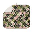 thumbnail image 1 of Pioneer Flower Floral Print Pattern 1 Pack Kitchen Dish Drying Mat, Ultra Absorbent Microfiber Dish Drainer Mat, 16"x18", 1 of 6