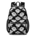thumbnail image 1 of Pioneer Flower Floral Print Pattern 17" School Backpacks for Teens,Waterproof Oxford Fabric,S-Shape Padded Straps for School,Travel,Hiking,Camping, 1 of 5