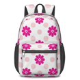 thumbnail image 1 of Pioneer Flower Floral Print Pattern 17" School Backpacks for Teens,Waterproof Oxford Fabric,S-Shape Padded Straps for School,Travel,Hiking,Camping, 1 of 6