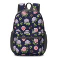 thumbnail image 1 of Pioneer Flower Floral Print Pattern 17" School Backpacks for Teens,Waterproof Oxford Fabric,S-Shape Padded Straps for School,Travel,Hiking,Camping, 1 of 5
