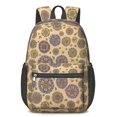 thumbnail image 1 of Pioneer Flower Floral Print Pattern 17" School Backpacks for Teens,Waterproof Oxford Fabric,S-Shape Padded Straps for School,Travel,Hiking,Camping, 1 of 6