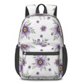 thumbnail image 1 of Pioneer Flower Floral Print Pattern 17" School Backpacks for Teens,Waterproof Oxford Fabric,S-Shape Padded Straps for School,Travel,Hiking,Camping, 1 of 6