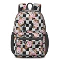 thumbnail image 1 of Pioneer Flower Floral Print Pattern 17" School Backpacks for Teens,Waterproof Oxford Fabric,S-Shape Padded Straps for School,Travel,Hiking,Camping, 1 of 5