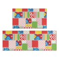 thumbnail image 1 of Pioneer Flower Floral Print Pattern Anti Fatigue Kitchen Rugs Set Of 2, Non Slip Washable Decorative Floor Mats for Kitchen Sink Laundry, 17"x30" and 17"x47", 1 of 6