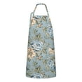 thumbnail image 1 of Pioneer Flower Floral Print Pattern Apron-Garden Aprons for Women with Pockets-Cotton Linen Waterproof Kitchen Cooking Gardening Aprons Adjustable for Kitchen,Cooking,BBQ and Salon 33x27 Inch, 1 of 7