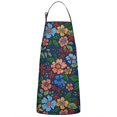 thumbnail image 1 of Pioneer Flower Floral Print Pattern Apron-Garden Aprons for Women with Pockets-Cotton Linen Waterproof Kitchen Cooking Gardening Aprons Adjustable for Kitchen,Cooking,BBQ and Salon 33x27 Inch, 1 of 7