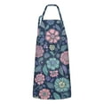 thumbnail image 1 of Pioneer Flower Floral Print Pattern Apron-Garden Aprons for Women with Pockets-Cotton Linen Waterproof Kitchen Cooking Gardening Aprons Adjustable for Kitchen,Cooking,BBQ and Salon 33x27 Inch, 1 of 7