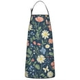 thumbnail image 1 of Pioneer Flower Floral Print Pattern Apron-Garden Aprons for Women with Pockets-Cotton Linen Waterproof Kitchen Cooking Gardening Aprons Adjustable for Kitchen,Cooking,BBQ and Salon 33x27 Inch, 1 of 7