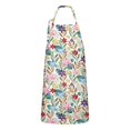 thumbnail image 1 of Pioneer Flower Floral Print Pattern Apron-Garden Aprons for Women with Pockets-Cotton Linen Waterproof Kitchen Cooking Gardening Aprons Adjustable for Kitchen,Cooking,BBQ and Salon 33x27 Inch, 1 of 7