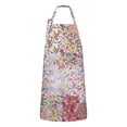 thumbnail image 1 of Pioneer Flower Floral Print Pattern Apron-Garden Aprons for Women with Pockets-Cotton Linen Waterproof Kitchen Cooking Gardening Aprons Adjustable for Kitchen,Cooking,BBQ and Salon 33x27 Inch, 1 of 7