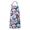 thumbnail image 1 of Pioneer Flower Floral Print Pattern Apron-Garden Aprons for Women with Pockets-Cotton Linen Waterproof Kitchen Cooking Gardening Aprons Adjustable for Kitchen,Cooking,BBQ and Salon 33x27 Inch, 1 of 7