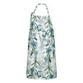 thumbnail image 1 of Pioneer Flower Floral Print Pattern Apron-Garden Aprons for Women with Pockets-Cotton Linen Waterproof Kitchen Cooking Gardening Aprons Adjustable for Kitchen,Cooking,BBQ and Salon 33x27 Inch, 1 of 7