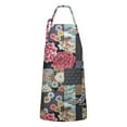 thumbnail image 1 of Pioneer Flower Floral Print Pattern Apron-Garden Aprons for Women with Pockets-Cotton Linen Waterproof Kitchen Cooking Gardening Aprons Adjustable for Kitchen,Cooking,BBQ and Salon 33x27 Inch, 1 of 7