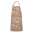 thumbnail image 1 of Pioneer Flower Floral Print Pattern Apron-Garden Aprons for Women with Pockets-Cotton Linen Waterproof Kitchen Cooking Gardening Aprons Adjustable for Kitchen,Cooking,BBQ and Salon 33x27 Inch, 1 of 7