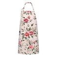 thumbnail image 1 of Pioneer Flower Floral Print Pattern Apron-Garden Aprons for Women with Pockets-Cotton Linen Waterproof Kitchen Cooking Gardening Aprons Adjustable for Kitchen,Cooking,BBQ and Salon 33x27 Inch, 1 of 7