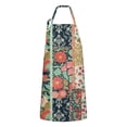 thumbnail image 1 of Pioneer Flower Floral Print Pattern Apron-Garden Aprons for Women with Pockets-Cotton Linen Waterproof Kitchen Cooking Gardening Aprons Adjustable for Kitchen,Cooking,BBQ and Salon 33x27 Inch, 1 of 7