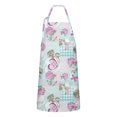 thumbnail image 1 of Pioneer Flower Floral Print Pattern Apron-Garden Aprons for Women with Pockets-Cotton Linen Waterproof Kitchen Cooking Gardening Aprons Adjustable for Kitchen,Cooking,BBQ and Salon 33x27 Inch, 1 of 7