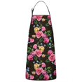 thumbnail image 1 of Pioneer Flower Floral Print Pattern Apron-Garden Aprons for Women with Pockets-Cotton Linen Waterproof Kitchen Cooking Gardening Aprons Adjustable for Kitchen,Cooking,BBQ and Salon 33x27 Inch, 1 of 7