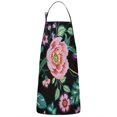 thumbnail image 1 of Pioneer Flower Floral Print Pattern Apron-Garden Aprons for Women with Pockets-Cotton Linen Waterproof Kitchen Cooking Gardening Aprons Adjustable for Kitchen,Cooking,BBQ and Salon 33x27 Inch, 1 of 7