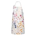 thumbnail image 1 of Pioneer Flower Floral Print Pattern Apron-Garden Aprons for Women with Pockets-Cotton Linen Waterproof Kitchen Cooking Gardening Aprons Adjustable for Kitchen,Cooking,BBQ and Salon 33x27 Inch, 1 of 7
