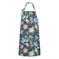 thumbnail image 1 of Pioneer Flower Floral Print Pattern Apron-Garden Aprons for Women with Pockets-Cotton Linen Waterproof Kitchen Cooking Gardening Aprons Adjustable for Kitchen,Cooking,BBQ and Salon 33x27 Inch, 1 of 7