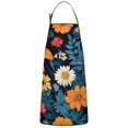 thumbnail image 1 of Pioneer Flower Floral Print Pattern Apron-Garden Aprons for Women with Pockets-Cotton Linen Waterproof Kitchen Cooking Gardening Aprons Adjustable for Kitchen,Cooking,BBQ and Salon 33x27 Inch, 1 of 7