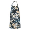 thumbnail image 1 of Pioneer Flower Floral Print Pattern Apron-Garden Aprons for Women with Pockets-Cotton Linen Waterproof Kitchen Cooking Gardening Aprons Adjustable for Kitchen,Cooking,BBQ and Salon 33x27 Inch, 1 of 7