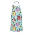 thumbnail image 1 of Pioneer Flower Floral Print Pattern Apron-Garden Aprons for Women with Pockets-Cotton Linen Waterproof Kitchen Cooking Gardening Aprons Adjustable for Kitchen,Cooking,BBQ and Salon 33x27 Inch, 1 of 7