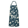 thumbnail image 1 of Pioneer Flower Floral Print Pattern Apron-Garden Aprons for Women with Pockets-Cotton Linen Waterproof Kitchen Cooking Gardening Aprons Adjustable for Kitchen,Cooking,BBQ and Salon 33x27 Inch, 1 of 7