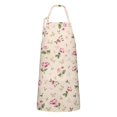 thumbnail image 1 of Pioneer Flower Floral Print Pattern Apron-Garden Aprons for Women with Pockets-Cotton Linen Waterproof Kitchen Cooking Gardening Aprons Adjustable for Kitchen,Cooking,BBQ and Salon 33x27 Inch, 1 of 7