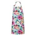 thumbnail image 1 of Pioneer Flower Floral Print Pattern Apron-Garden Aprons for Women with Pockets-Cotton Linen Waterproof Kitchen Cooking Gardening Aprons Adjustable for Kitchen,Cooking,BBQ and Salon 33x27 Inch, 1 of 7