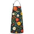 thumbnail image 1 of Pioneer Flower Floral Print Pattern Apron-Garden Aprons for Women with Pockets-Cotton Linen Waterproof Kitchen Cooking Gardening Aprons Adjustable for Kitchen,Cooking,BBQ and Salon 33x27 Inch, 1 of 7