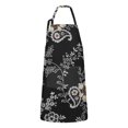 thumbnail image 1 of Pioneer Flower Floral Print Pattern Apron-Garden Aprons for Women with Pockets-Cotton Linen Waterproof Kitchen Cooking Gardening Aprons Adjustable for Kitchen,Cooking,BBQ and Salon 33x27 Inch, 1 of 7