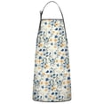 thumbnail image 1 of Pioneer Flower Floral Print Pattern Apron-Garden Aprons for Women with Pockets-Cotton Linen Waterproof Kitchen Cooking Gardening Aprons Adjustable for Kitchen,Cooking,BBQ and Salon 33x27 Inch, 1 of 7
