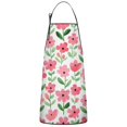 thumbnail image 1 of Pioneer Flower Floral Print Pattern Apron-Garden Aprons for Women with Pockets-Cotton Linen Waterproof Kitchen Cooking Gardening Aprons Adjustable for Kitchen,Cooking,BBQ and Salon 33x27 Inch, 1 of 7
