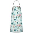thumbnail image 1 of Pioneer Flower Floral Print Pattern Apron-Garden Aprons for Women with Pockets-Cotton Linen Waterproof Kitchen Cooking Gardening Aprons Adjustable for Kitchen,Cooking,BBQ and Salon 33x27 Inch, 1 of 7