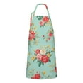 thumbnail image 1 of Pioneer Flower Floral Print Pattern Apron-Garden Aprons for Women with Pockets-Cotton Linen Waterproof Kitchen Cooking Gardening Aprons Adjustable for Kitchen,Cooking,BBQ and Salon 33x27 Inch, 1 of 7