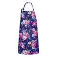 thumbnail image 1 of Pioneer Flower Floral Print Pattern Apron-Garden Aprons for Women with Pockets-Cotton Linen Waterproof Kitchen Cooking Gardening Aprons Adjustable for Kitchen,Cooking,BBQ and Salon 33x27 Inch, 1 of 7